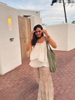 Casual Pleated Print Women Pants Urban High Waist Long Lantern Female Trousers 2025 Summer Autumn See Through Lady Outwear