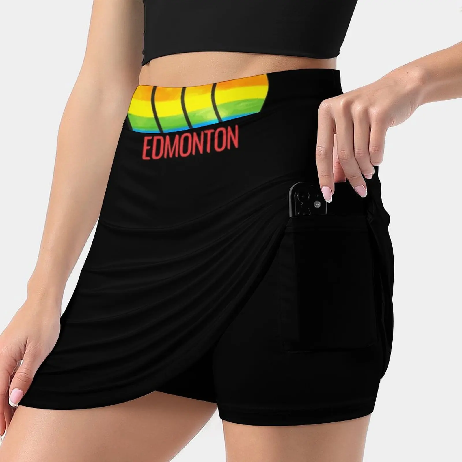 Edmonton Pride Women Sports Skirt Tennis Golf Dance Fitness Running Yoga Skirts Edmonton Pride Pride Edmonton Edmonton Canada