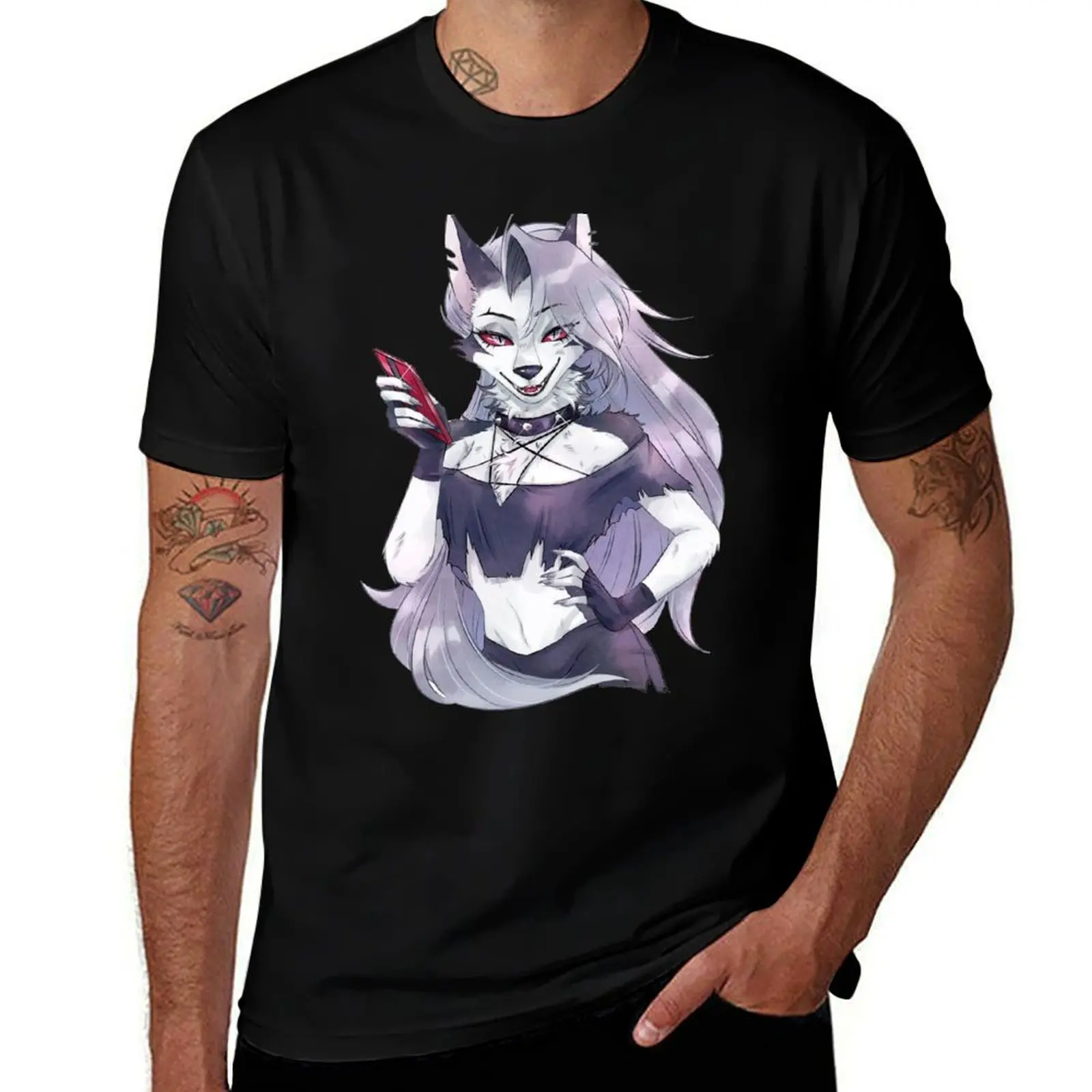 

Helluva Boss Loona T-Shirt man t shirt luxury cotton t shirt man anime t shirts for man T-shirt