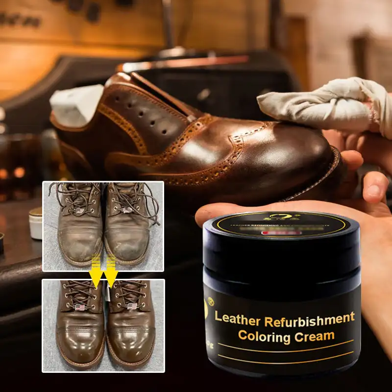 Leather Paint Shoe Cream Coloring for Bag Sofa Car Seat Scratch Colorful Leather Dye Repair Restoration and Painting Tools