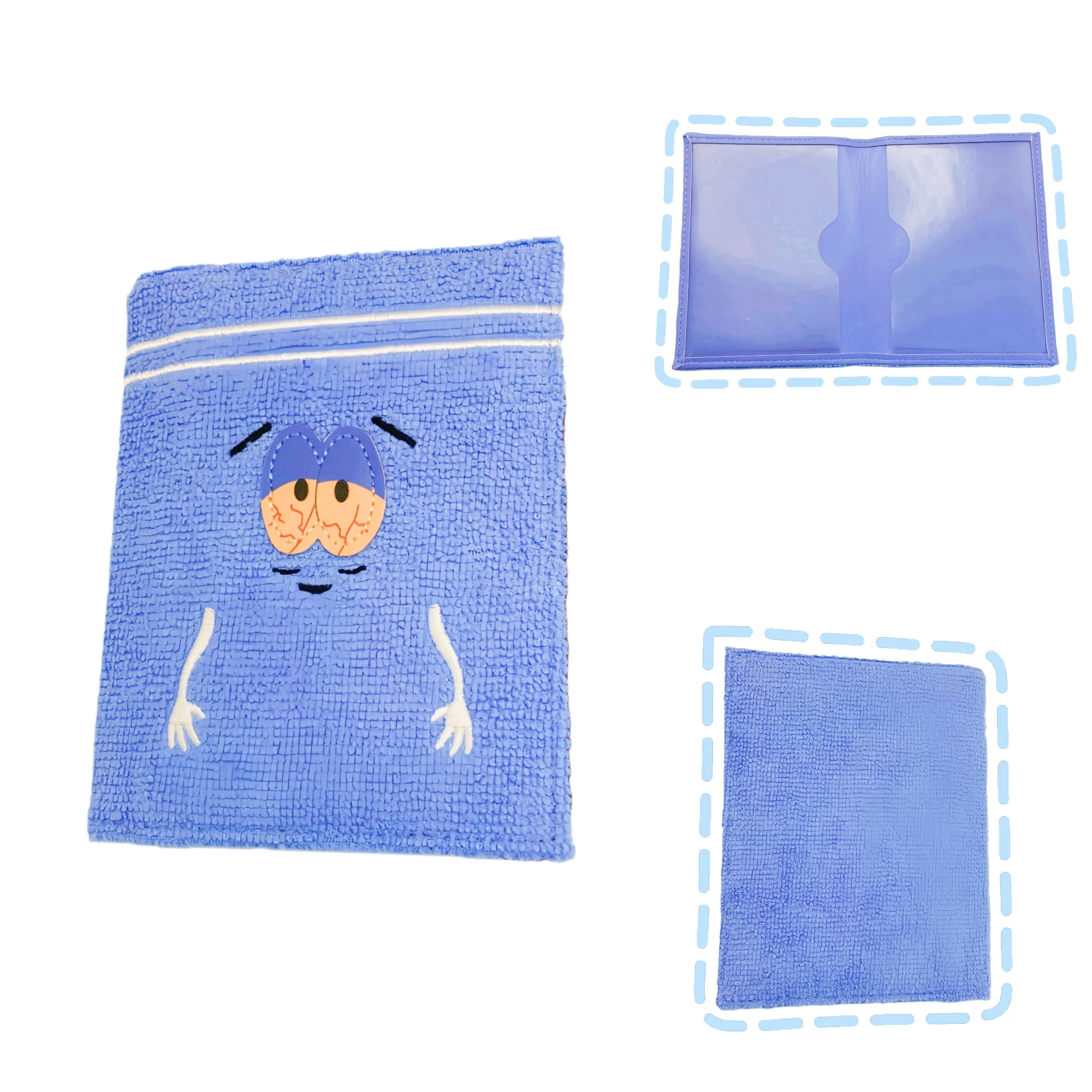 Terry Cloth Passport Holder, Special Passport Cover, Travel Document Bag, Thoughtful and Practical Gift