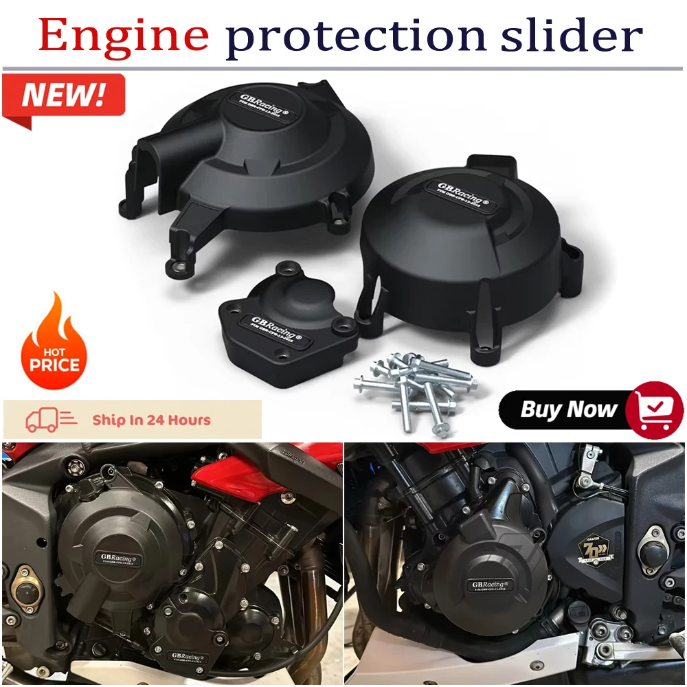 

GBRacing Engine Protective Cover Guard Protector Fall Protection Cove for Triumph Daytona 675R 2011-2012 Street Triple 2011-2016
