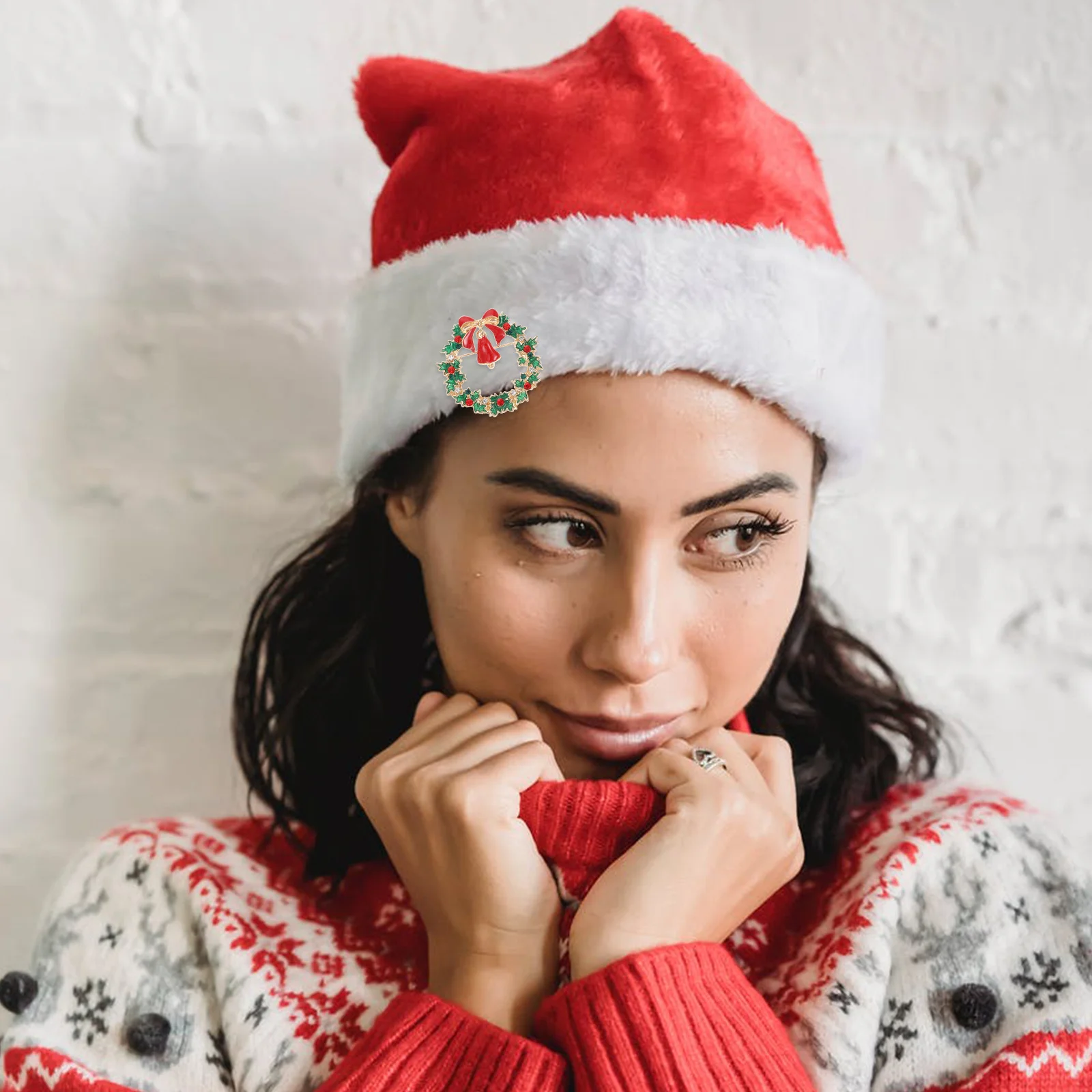 

5Pcs Christmas Brooch Cartoon Alloy Xmas Jewelry Holiday Gift Pins Brooches for Women Kids Party Decoration Fashion Badge