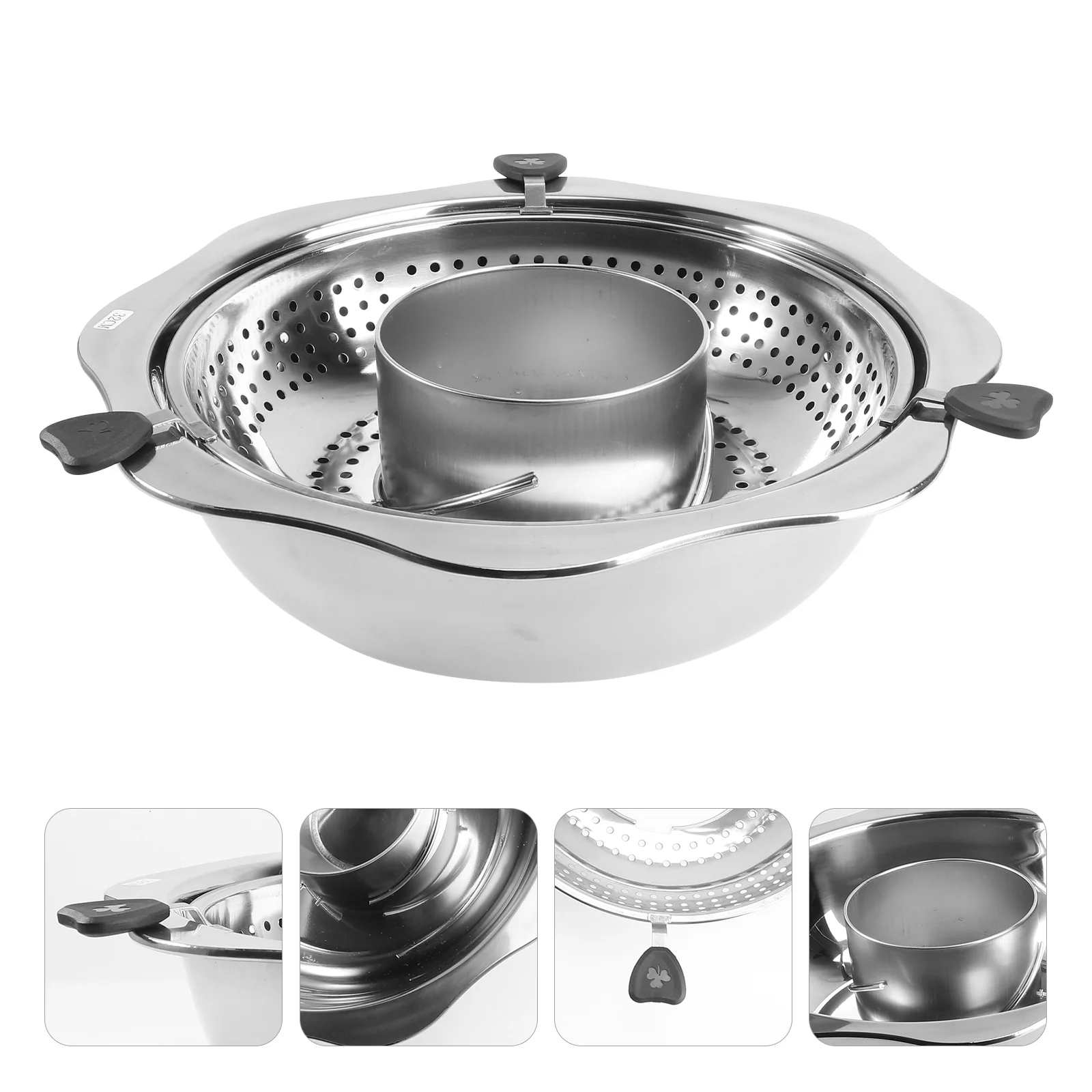 

Hot Pot Gas Stove Induction Cooker Cooking Metal Stainless Steel Non-stick Utensil Stockpot