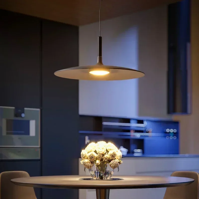TechHPModern Designer Nordic Industrial Art LED Pendant Lamp Cafe Dining Room Bar Kitchen Chandelier