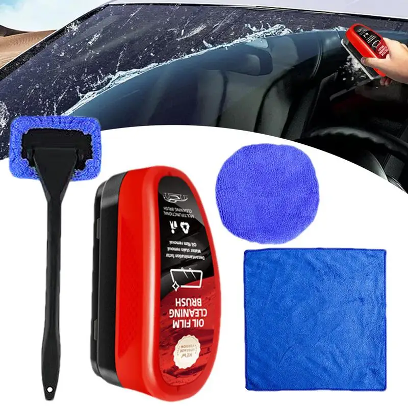 Auto Glas Öl Film Reinigung Pinsel Set Windschutzscheibe Öl Film Entferner Automotive Glas Beschichtung Mittel Frontscheibe Wischen Entferner