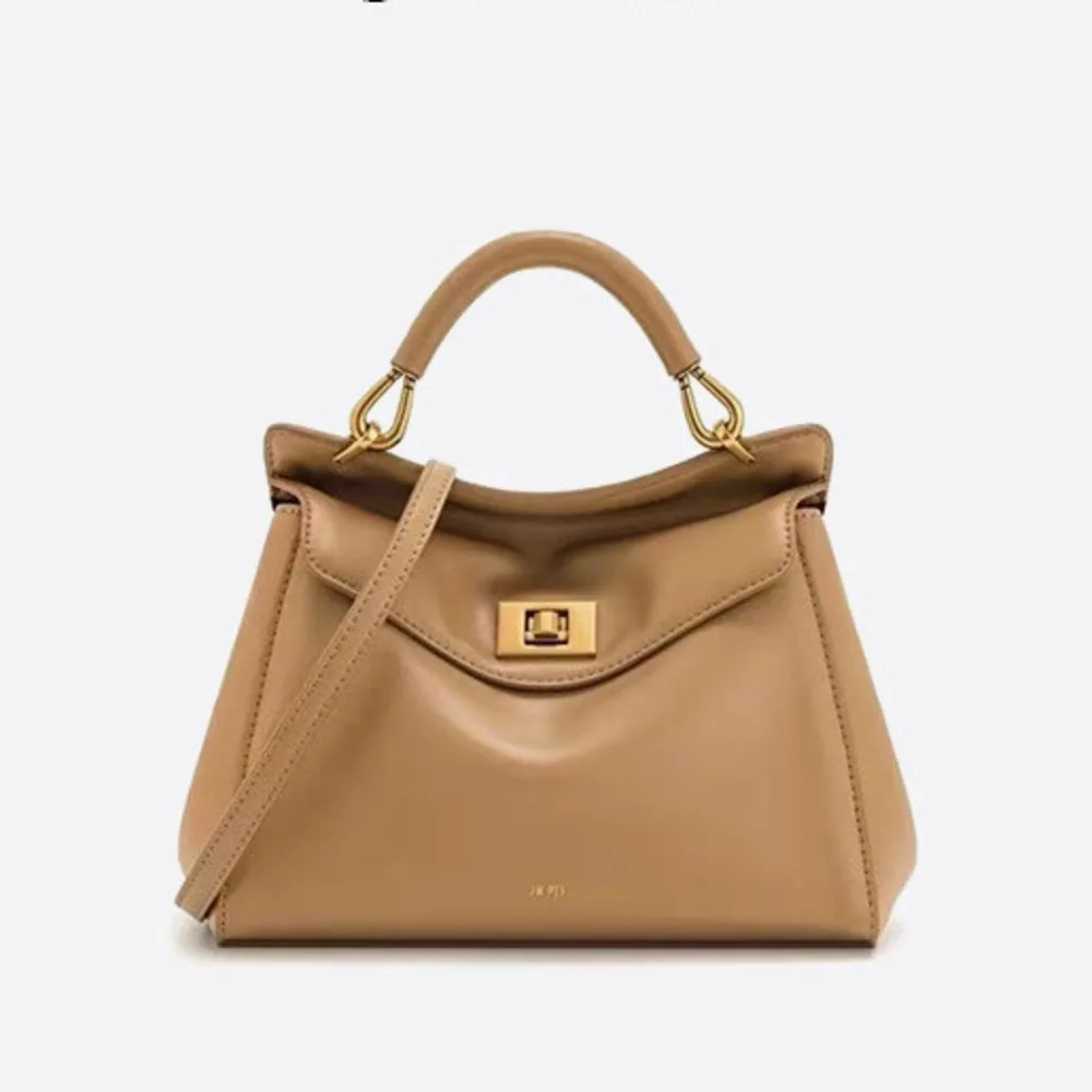 2025 New Lucia Buckle Shoulder Crossbody Bag, Luxury Elegant Versatile Women Handbag, Premium Daily Dating Fashion Purse view 2