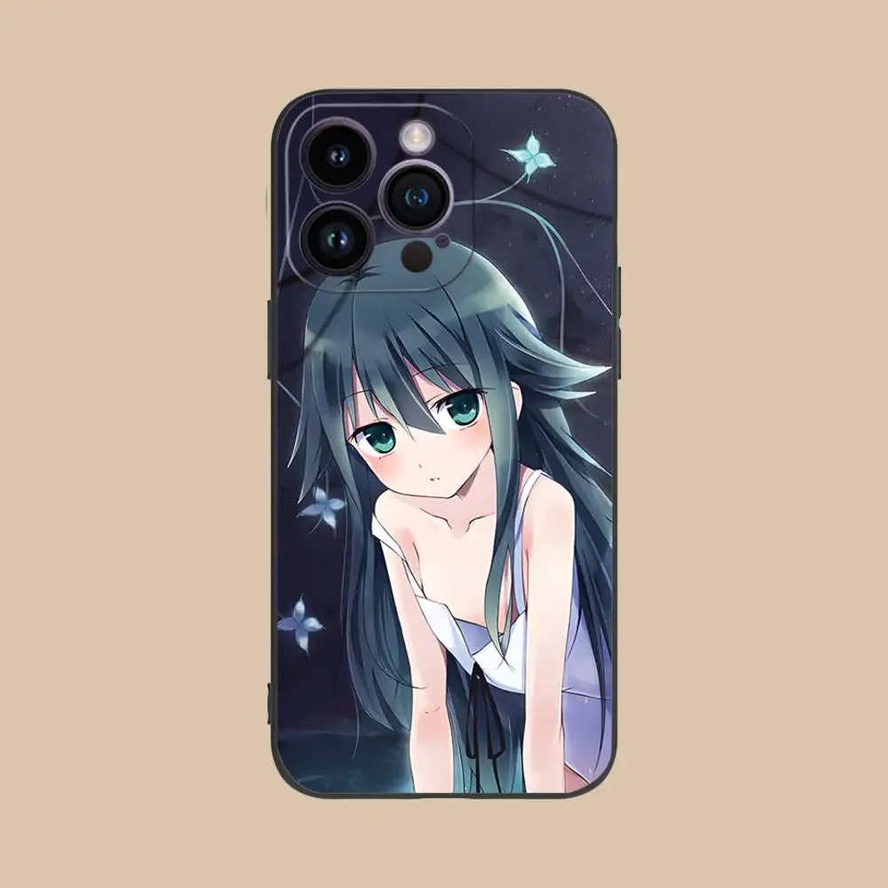 Saya no Uta حافظة هاتف محمول لهاتف آيفون 17 16 15 14 13 12 11 X XR XS 8 7 Pro Max Plus غطاء ملون صغير غطاء فاخر جميل