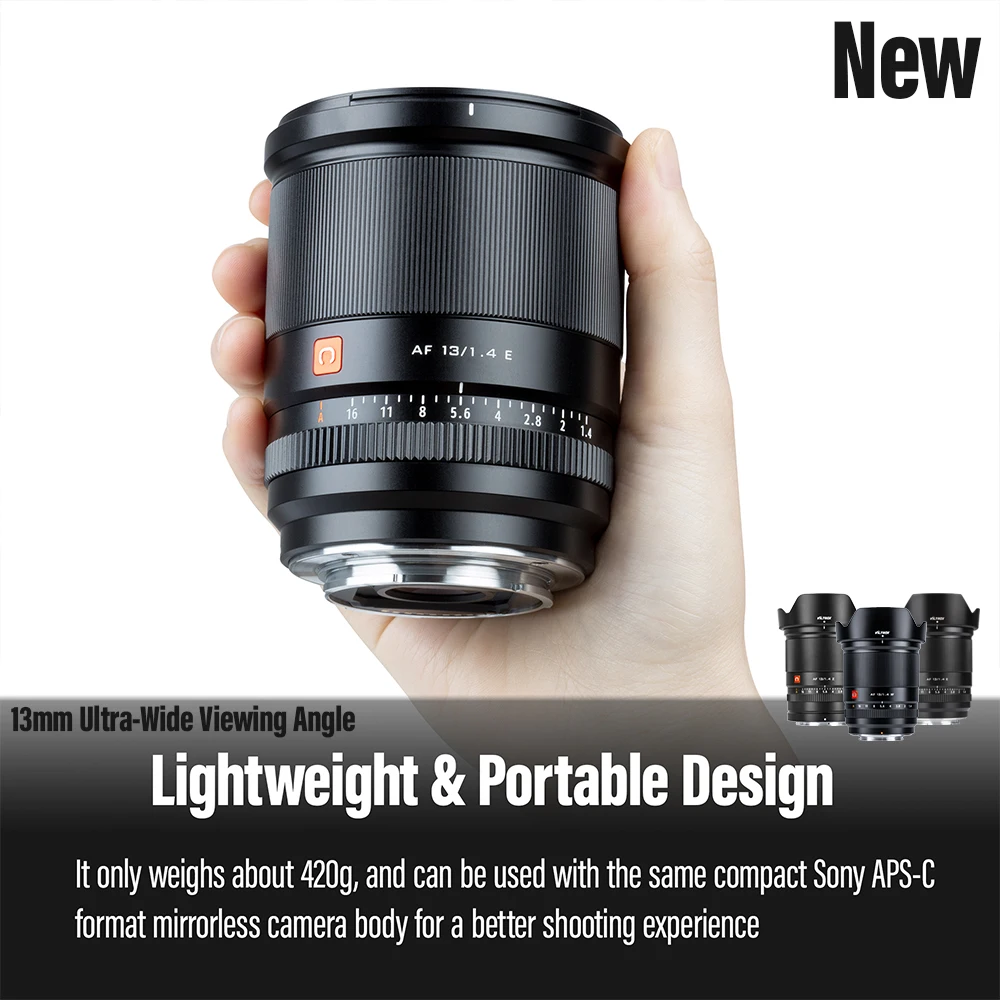 Viltrox 13mm 23mm 33mm 56mm F1.4 lente de enfoque automático lente de APS-C gran angular para Sony E mount Nikon Z mount Fuji XF mount Camera