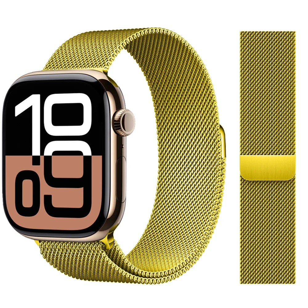 Milanese Loop Armband für Apple Watch Band 46mm 44mm 45mm 40mm 42mm 41mm Correa Armband iWatch Series 11 10 9 8 SE 7 6 Ultra 3 2