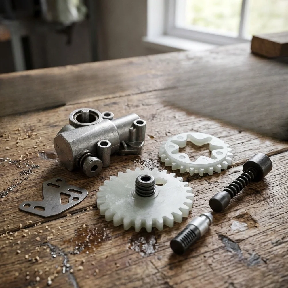 Replacement Oil Pump For Chainsaw Oil Pump Gear For Power Tools Power Tool Part Tool Part Chain Saw Parts Gear Pump