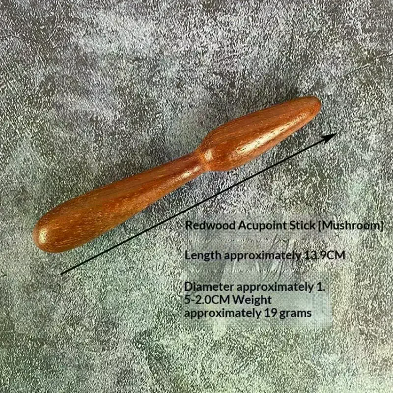1PCS  Solid redwood Reflexology Sticks Foot Hand Massage Wooden Stick Tools Thai Face Neck Back Waist Massager Trigger Points