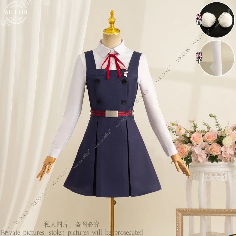 Kitashirakawa Tamako Anime Tamako Markt Cosplay Tamako Kostuum Pruik JK Uniform Kousen Hoofddeksels Halloween Party Meisjes Vrouwen