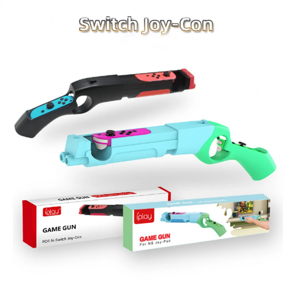 Nintend Switch NS Joy-con Controller Game Peripherals Handgrip Sense Handle Joypad Stand Holder Game Somatosensory Gun