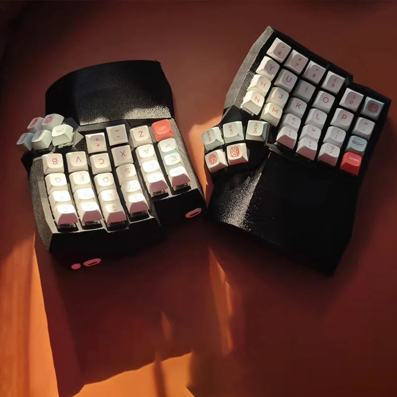 Разделенная клавиатура Dactyl Manuform, эргономичная изогнутая клавиатура, индивидуальная проводная однорежимная офисная игровая клавиатура VIAl