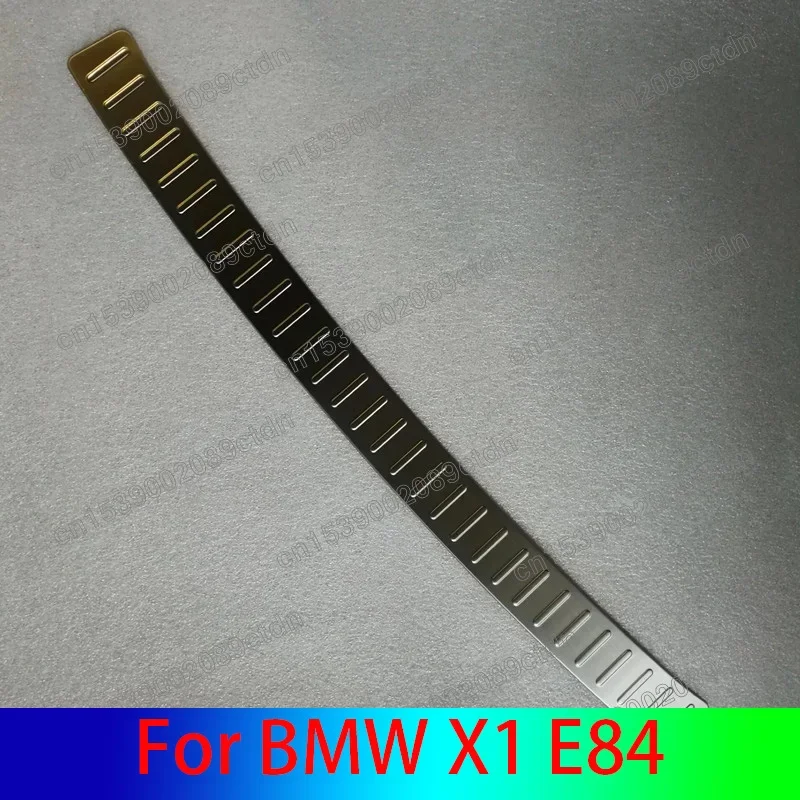 

Rear Bumper Protector Sill Trunk Rear guard Tread Plate cover Trim Fit For BMW X1 E84 2009 2010 2011 2012 2013 2014 2015