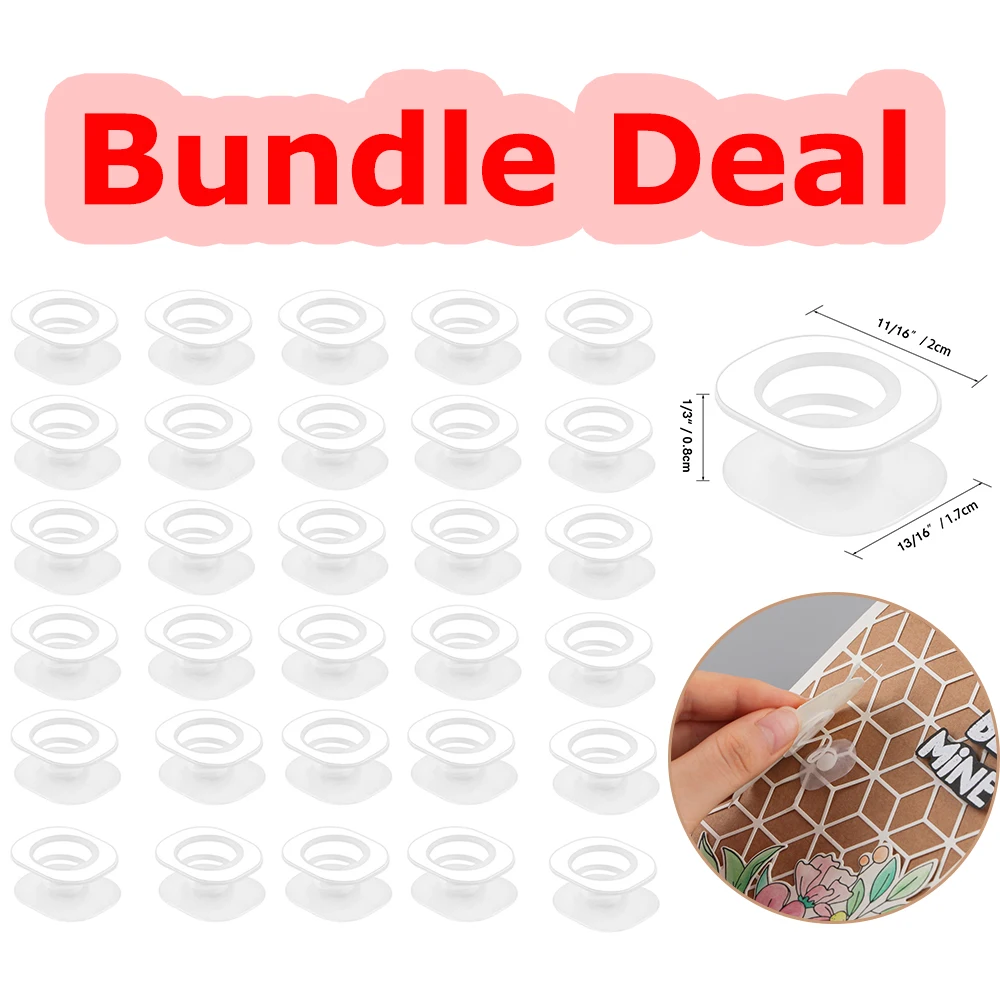 Bundle Deal 90-450pcs Self-adhesive Springs Dimensional Action Wobbles 0.8*1.7*2cm for Interactive Card Making Wobblers Project