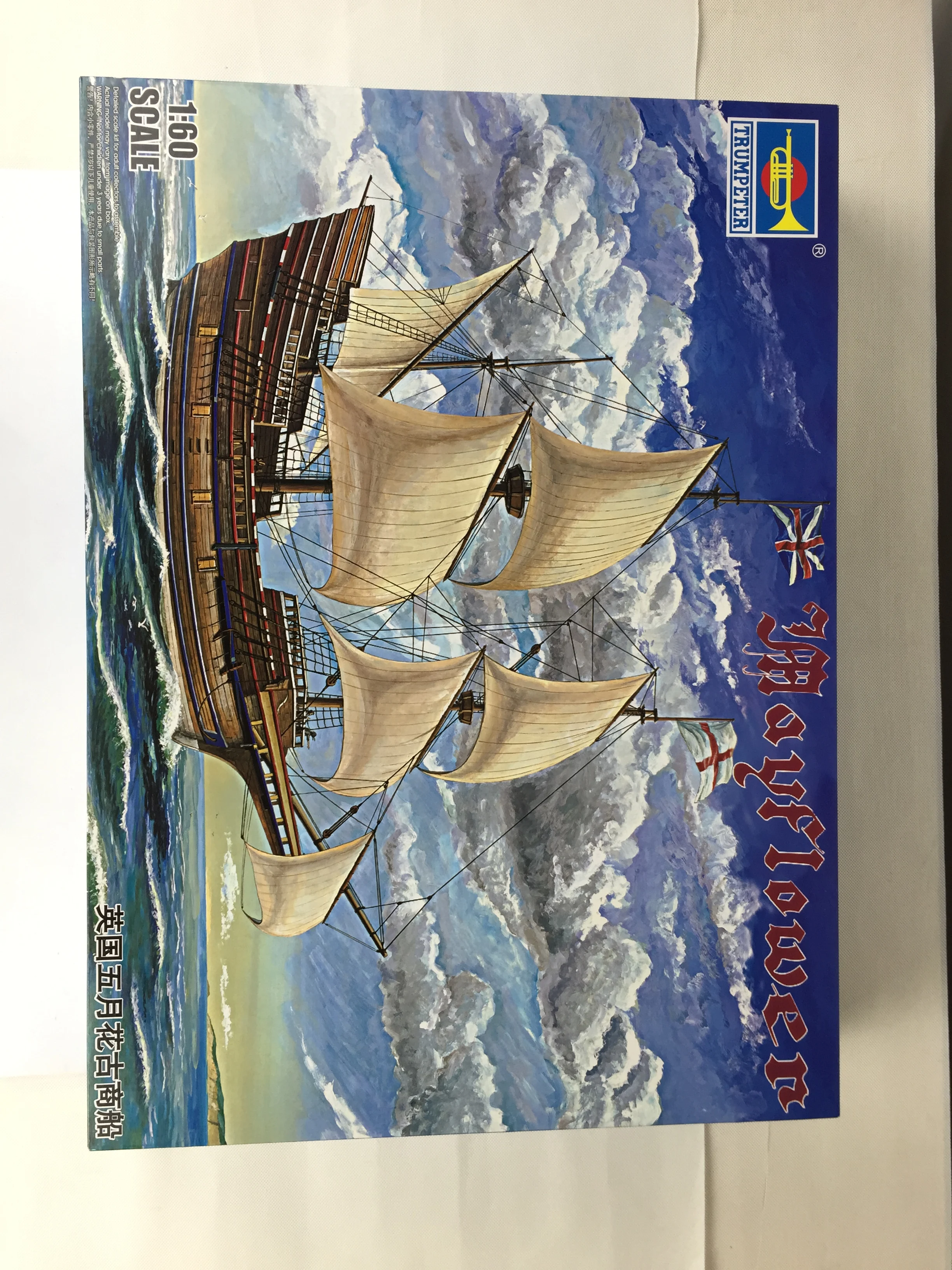 

Trumpeter 01201 1/60 Mayflower Sailboat Boat Ship Plastic Static Model Making DIY Toys Model Building Kits Gift TH06571