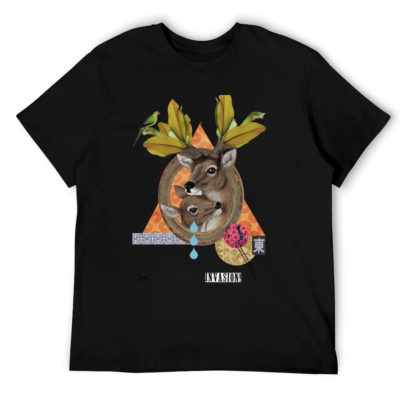 

Animal Collection -- Oh Deer T-Shirt anime tshirt black cotton t-shirt plain for man package T-Shirt