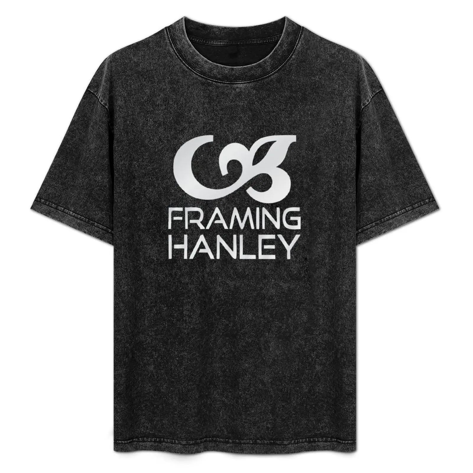 Camiseta Framing Hanley para uso diario, camisa lisa de manga corta