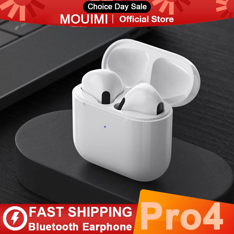 Pro 4 MIni Earphone Wireless Bluetooth Sports Headset HiFi Stereo HD Mic Call Earbuds Touch Control Pro4 Headphone Long Standby