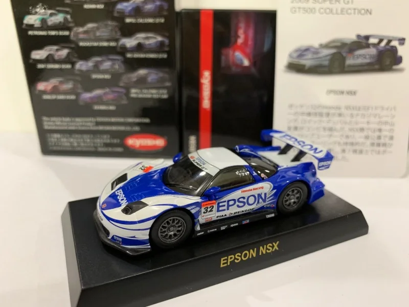 

1:64 KYOSHO EPSON NSX Racing #32 Diecast Collection of Simulation Alloy Car Model Children Toys