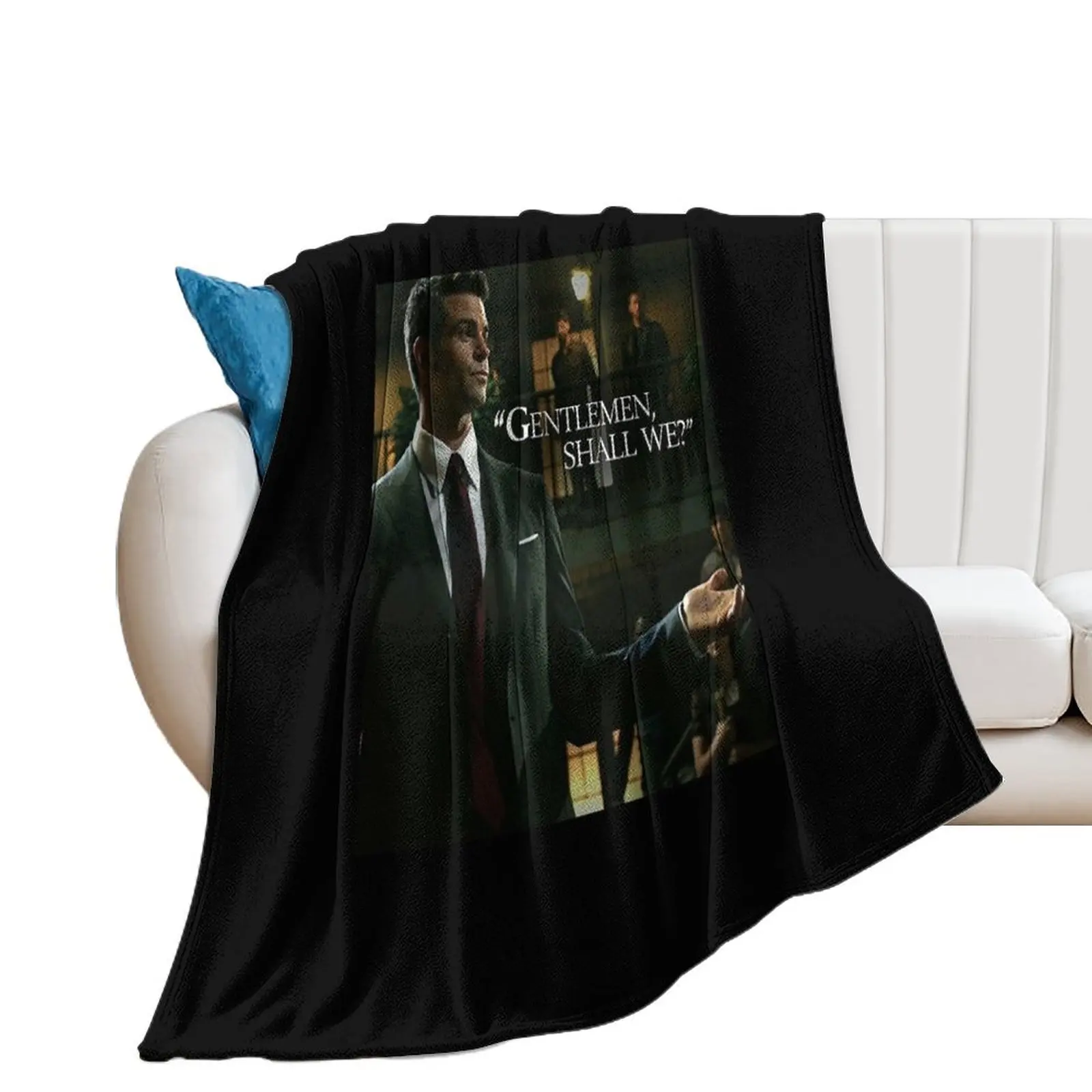 Elijah Gentlemen shall we Throw Blanket Stuffeds Hairy Weighted Multi-Purpose Blankets