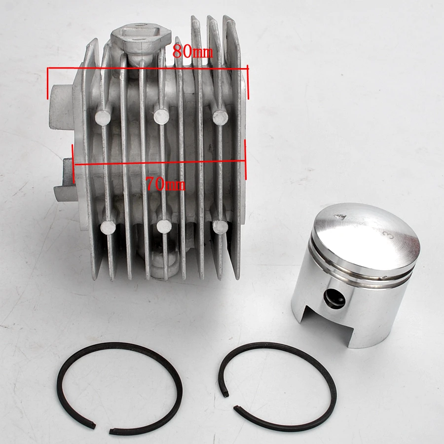 New Useful High Quality Piston Pin 80cc Engine Motor Cylinder For Motorized Bicycle Bike Motorcycle Parts Replacement