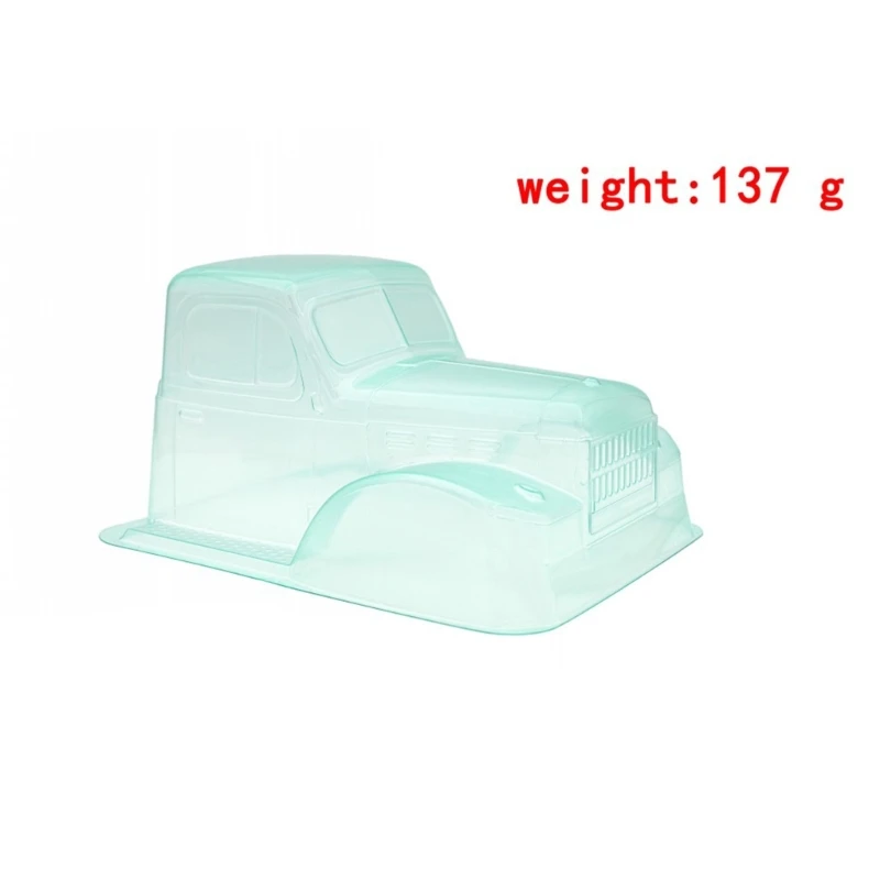 

F19F 313mm Wheelbase Car Body Shell Semi-Truck Clear Shell for 1/10 Crawlers