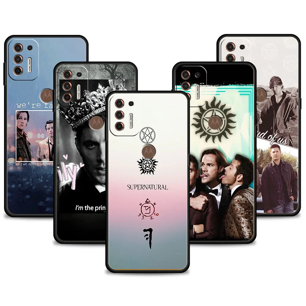 Celulares Fundas Trend Luxury For Moto G8 Lite G9 Power G60 G20 G200 5G G60s G30 G30 One Fusion Plus G71 Supernatural TV Show