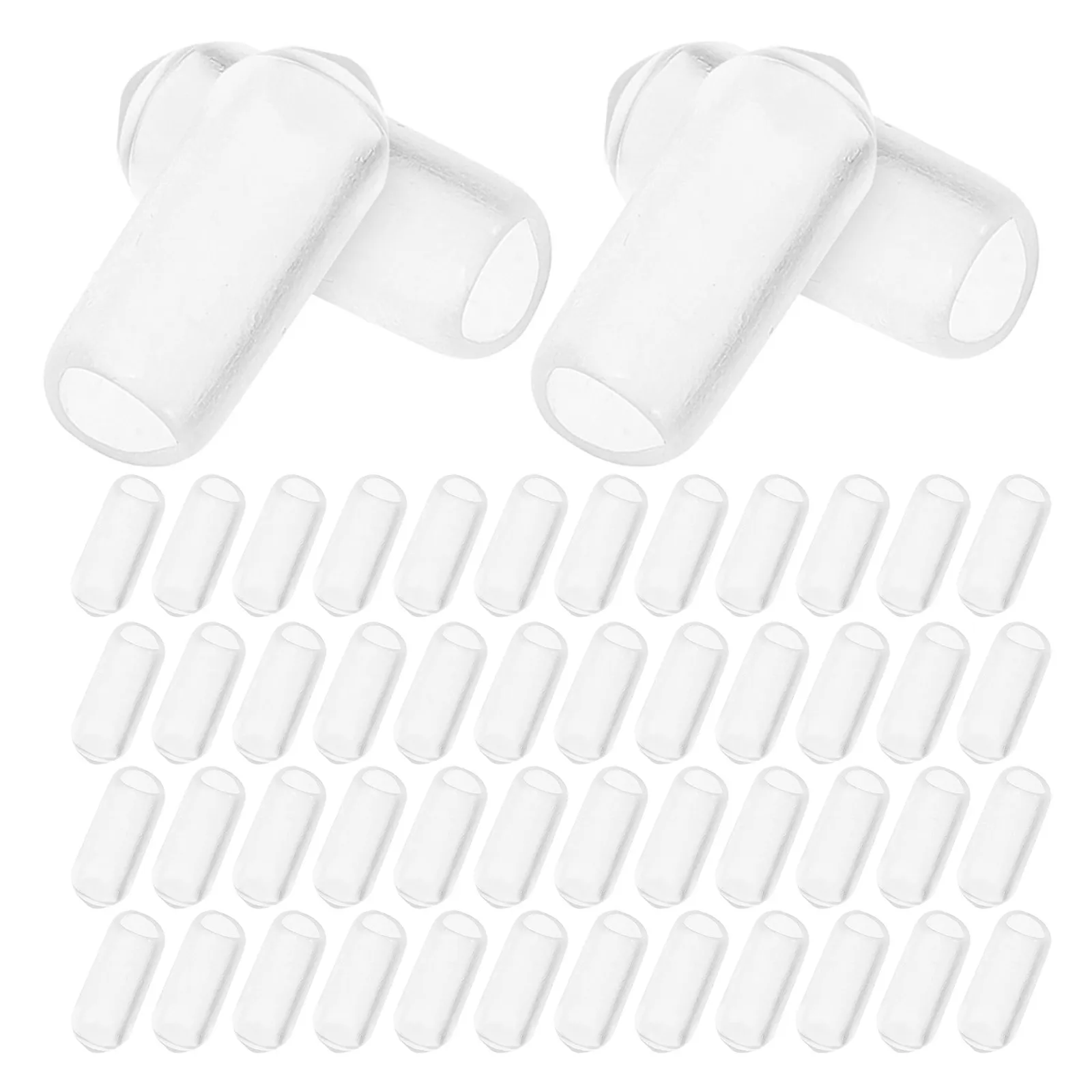 

Hair Band End Cap Part Hoop Rubber Supply Tip Clips Caps Headband Ear Covers Hoops Parts for Replacement