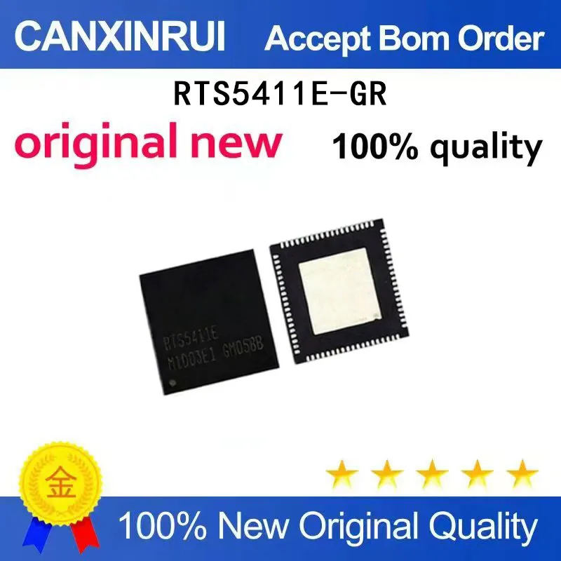 

（5-100 pieces）RTS5411E-GR silk screen RTS5411E QFN-76 controller IC in stock chip