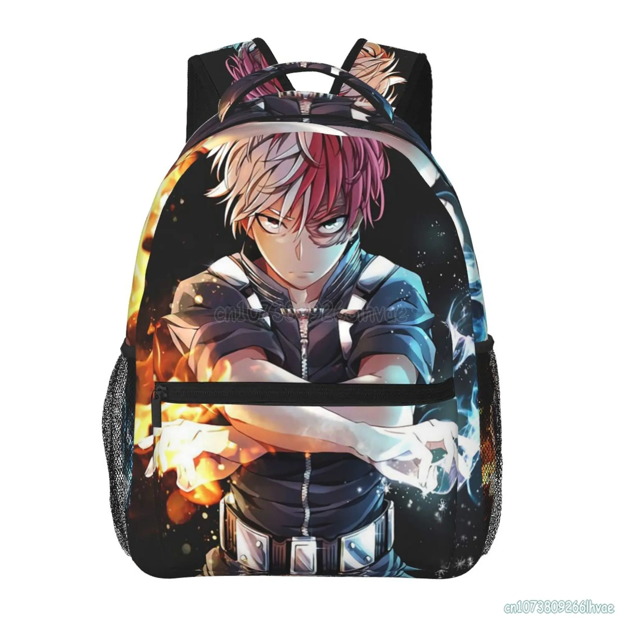 Boku No My Hero Academia Anime Mochilas, Todoroki BNHA, Mochila Unisex Viagem, Mochila Laptop, Bolsas Escolares Estudantis, Anime