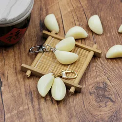 Garlic Pendant Keychain Original And Unique Garlic Car Pendant Keychain Student Couple Personality Bag Pendant Car Keychain