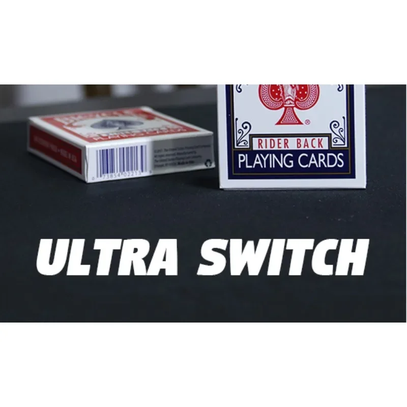 Tarjeta Ultra Switch, de primer plano truco de Magia, desgarro y restauración de Magia, accesorios de magos, Tutorial de ilusión