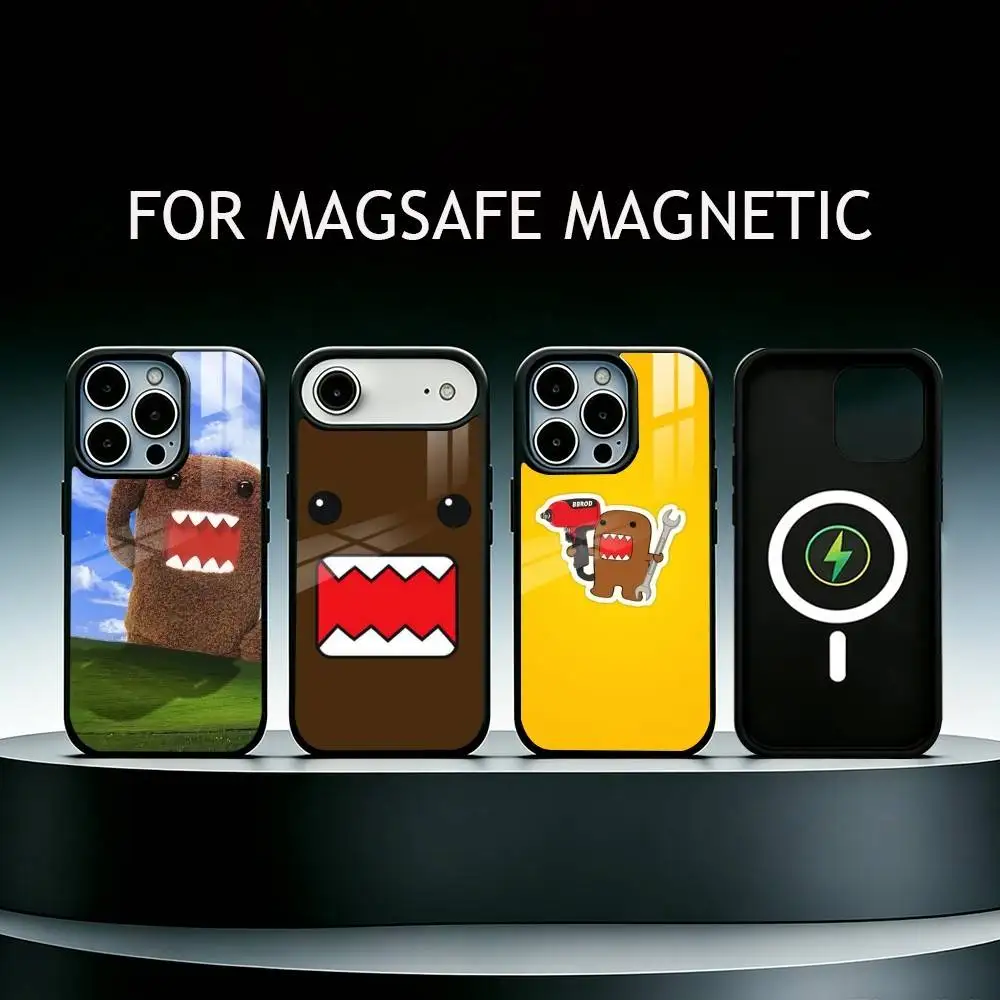 

Super cute Domo-kun Phone Case For iPhone17,16,15,14,13,12,11 Plus,Pro Supports Magnetic Wireless Charging