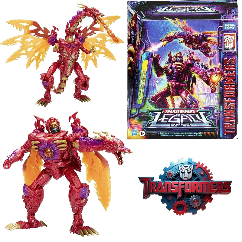 Nagelneu in Originalverpackung Transformer G1 L-Klasse Red Dragon Megatron Actionfiguren Dekoration Figur Ornamente Roboter Spielzeug Geschenk