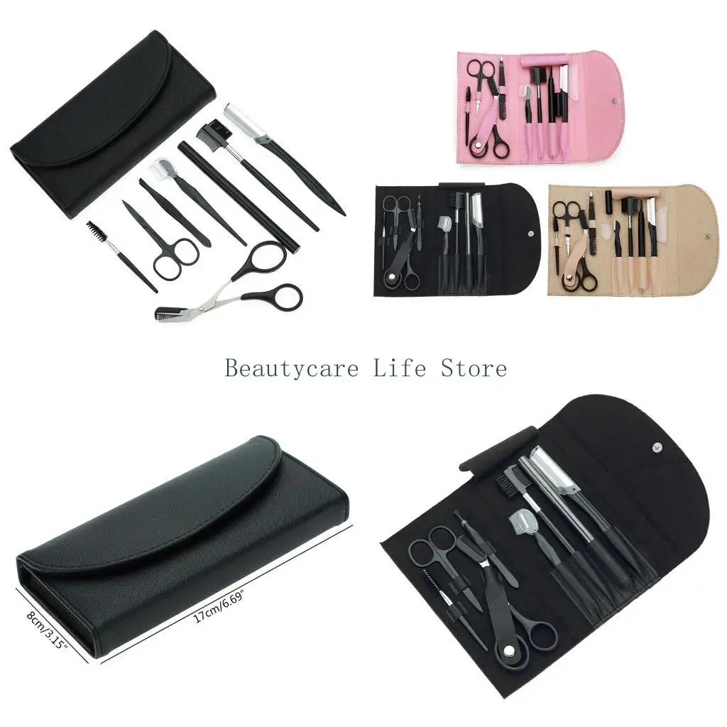 652C Eyebrow Grooming Eyebrow Makeup Care Eyebrow Trimming Set Shaping