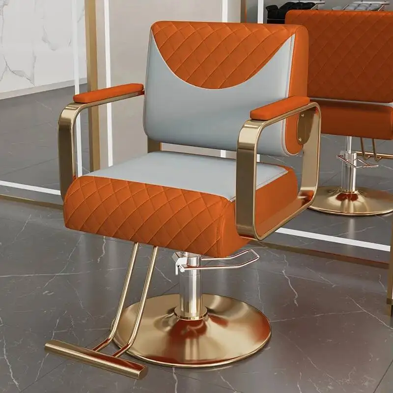 

Beauty Barber Chair Shampoo Luxury Hairdressing Professional Makeup Salon Chair Swivel Cadeira De Barbeiro Commercial Furniture