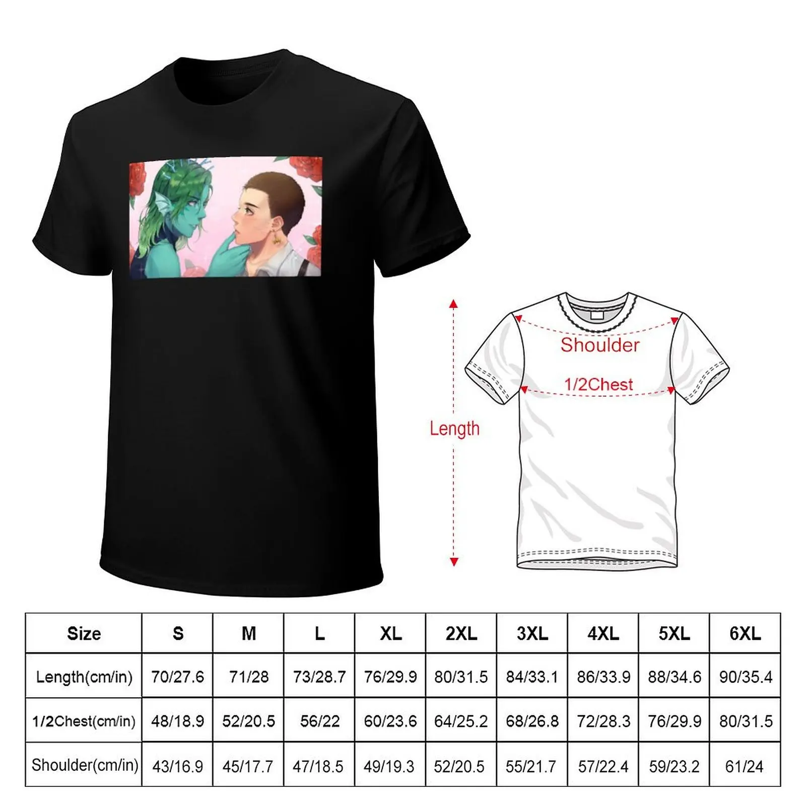 Jrwi (1) T-Shirt Casual Loose Short Sleeve Tee for Men