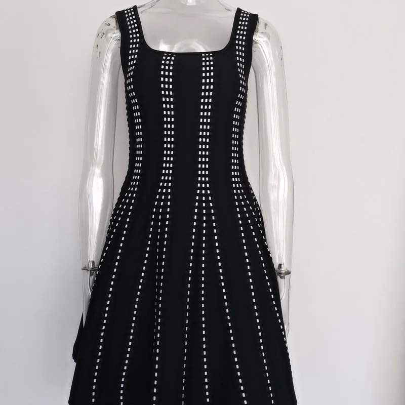 Robe à bandes pour femmes, bloc de couleurs lourd, Mini robes plissées élégantes et Sexy