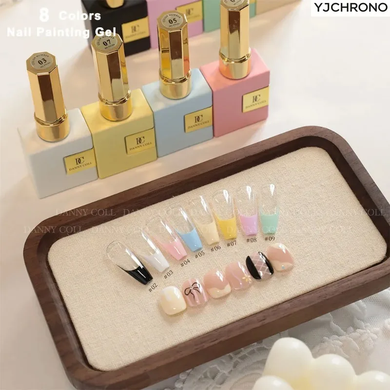 

Набор профессиональных гель-лаков для ногтей премиум-класса, 9 цветов, 15 мл, для дизайна ногтей, с эффектом soak-off, УФ-гель-лак, базовое покрытие