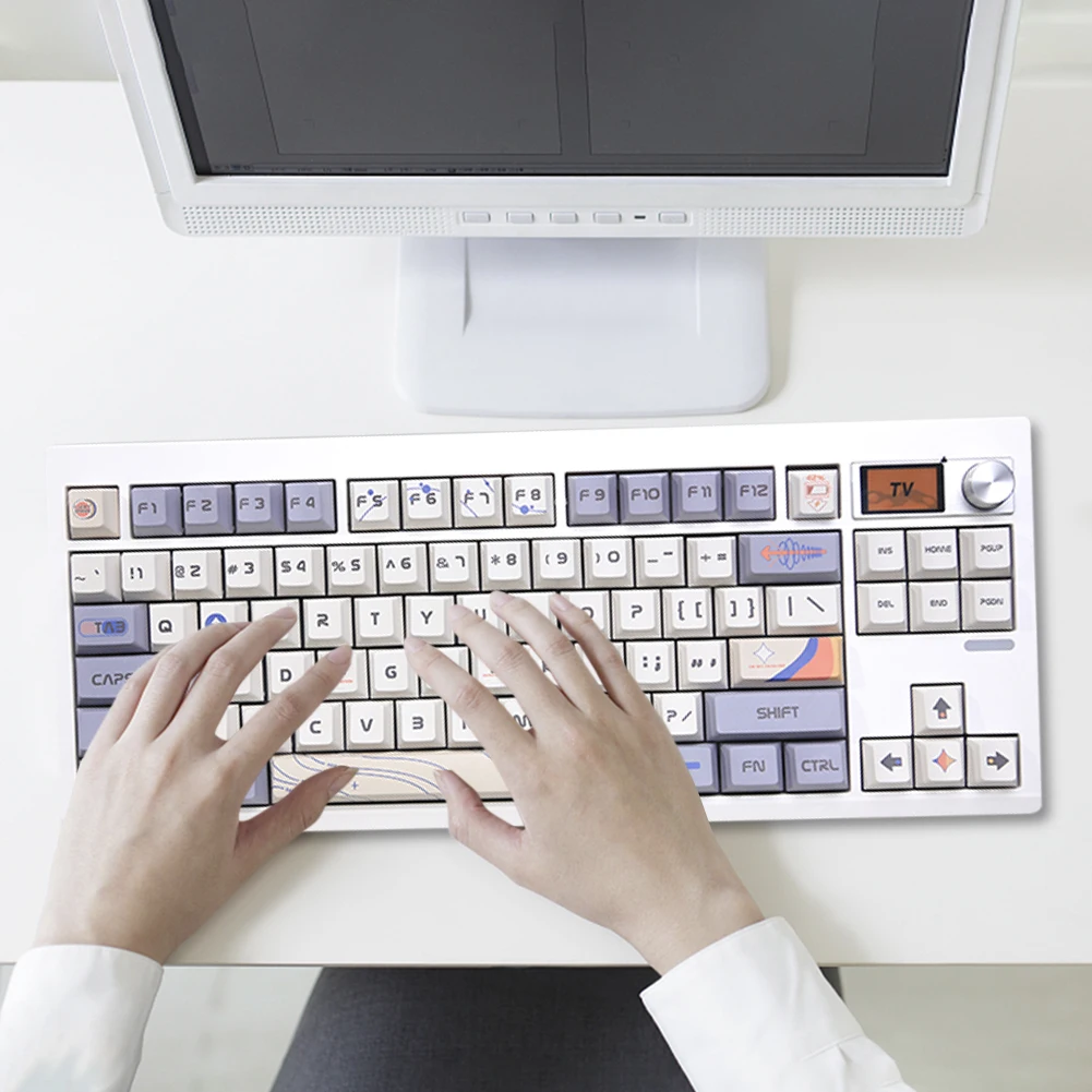 GMK87 Mechanical Keyboard Kit Gaming Keyboard Bluetooth-Compatible/2.4Ghz/ Type-C RGB Backlit Keyboard for ESports Gaming Office