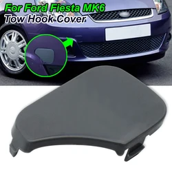 1 adet Araba Ön Tampon Çekme Kancası Kapağı Ford Fiesta MK6 2005 2006 2007 2008 Çekme Göz Kapağı Otomatik Yedek 1375861 6S6117A989AA