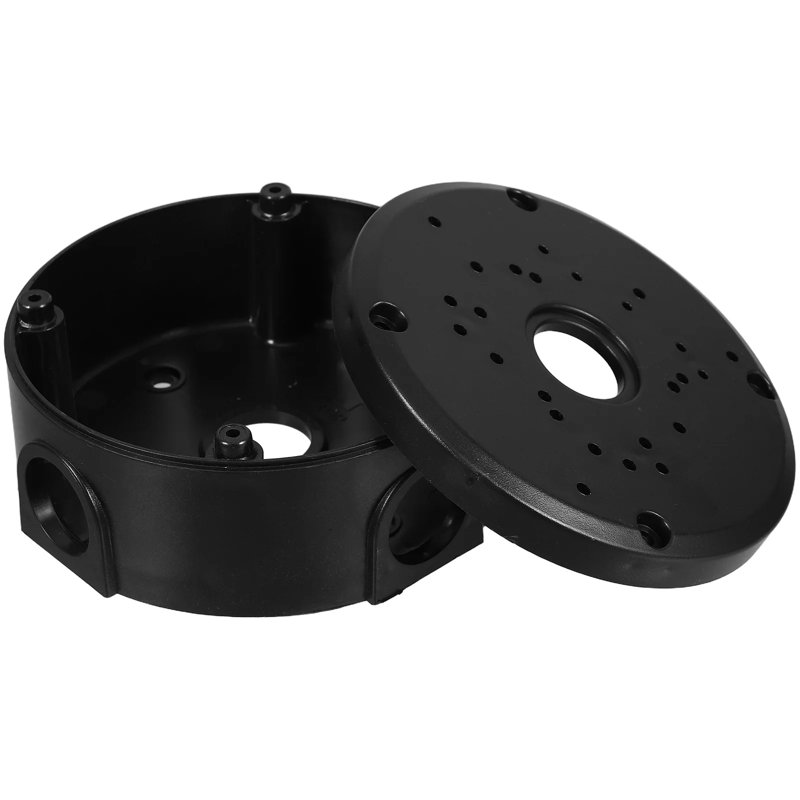 

Power Cable Concealment Box Round Dome Ceiling Wall Mount For Security Cameras Indoor Junction Boxes Electrical Enclosure