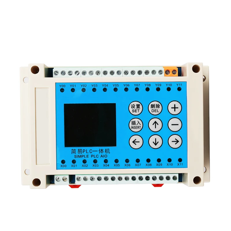 

8 входов, 8 выходов, транзисторный выход, ПЛК, контроллер plc, универсальная машина, 24 В постоянного тока с RS 485 для HMI