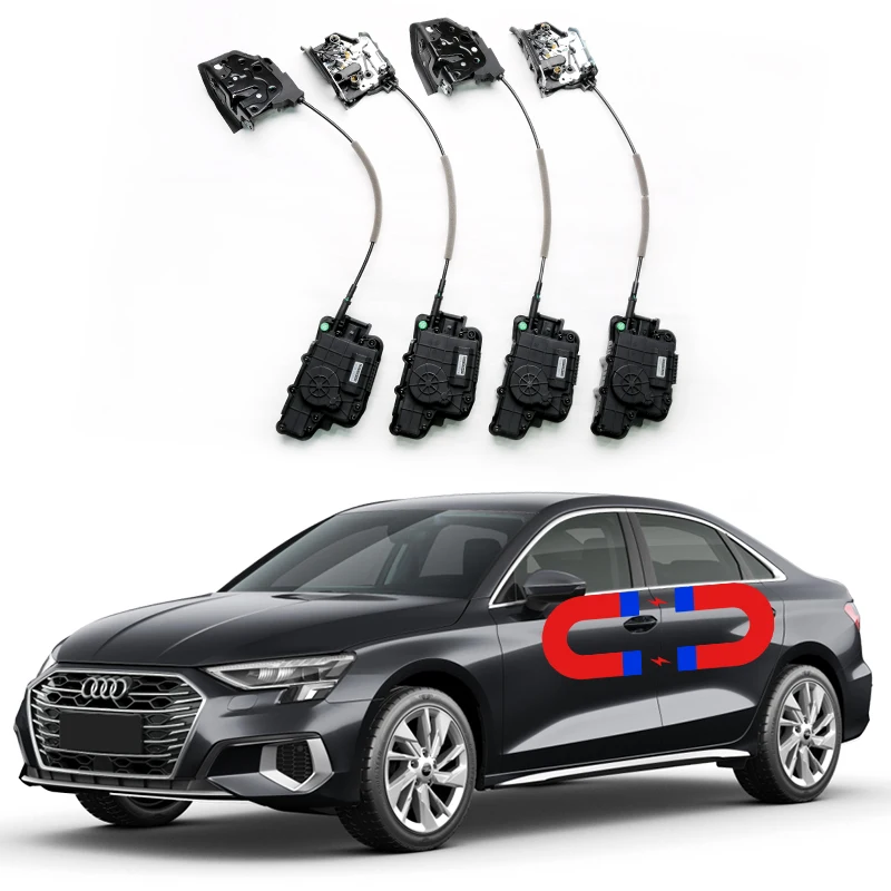 For Audi A3L Electric suction door Automobile refitted automatic locks accessories door Soft Close auto Power tools