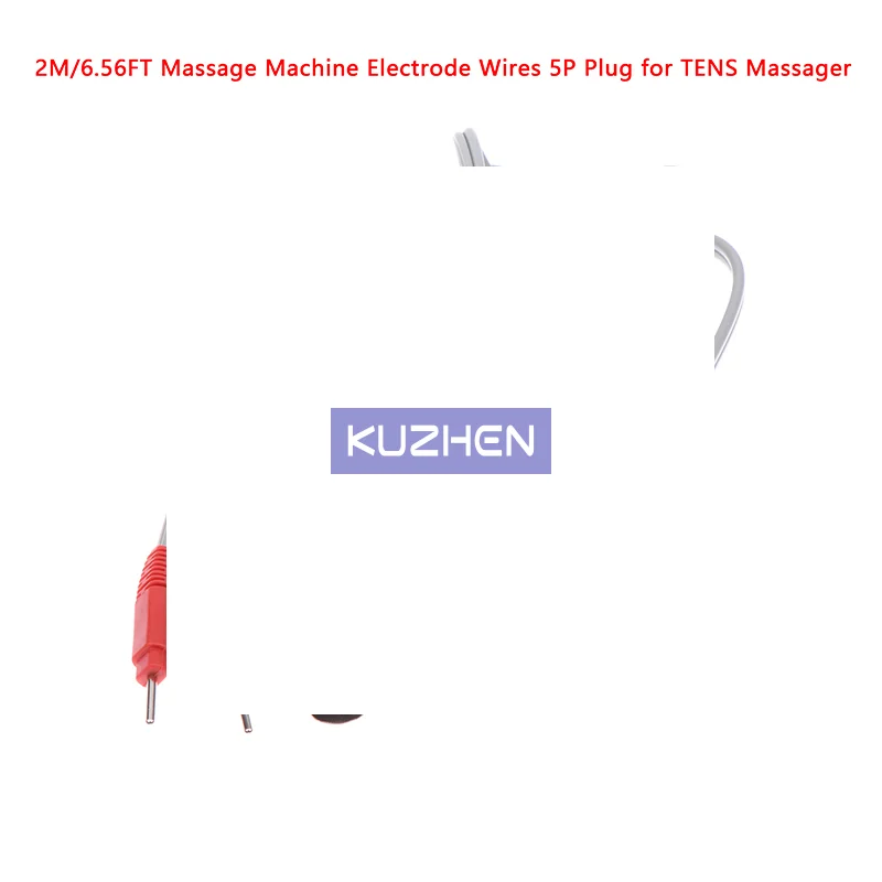 

Кабель-провод для электродов массажного аппарата 2м 5контактный, красно-черный, для TENS-массажера, терапевтический аксессуар
