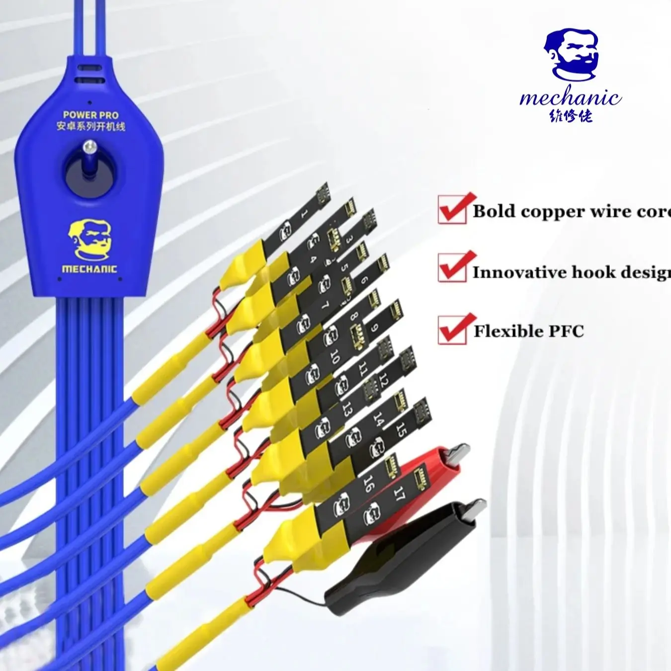 Mechanic Power Pro Max Boot Line without Battery Mechanic Power Pro Max for Android Samsung Huawei DC Power Supply Cable Phone