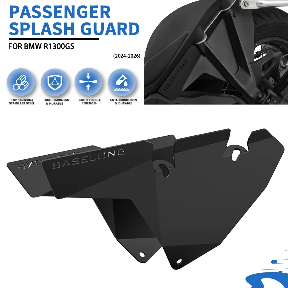 Motorrad Hinten passagier fußstütze spritzwasserschutz Seite Kotflügel Rahmen Füllplatte Für BMW R1300GS 2024-2025-2026 R1300 GS Abenteuer